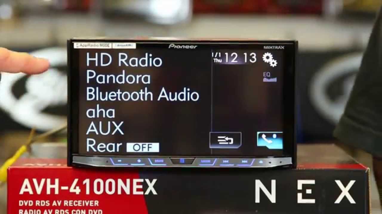 The new pioneer 2015 AVH 4100NEX DVD, Bluetooth, Apple CarPlay and Android Auto radio