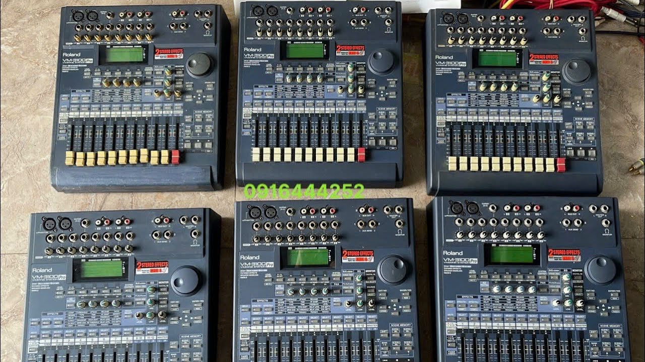 Mixer Roland VM-3100Pro Mixer product introduction thới thiệu sản phẩm mixer tổng thể về máy !phần 1