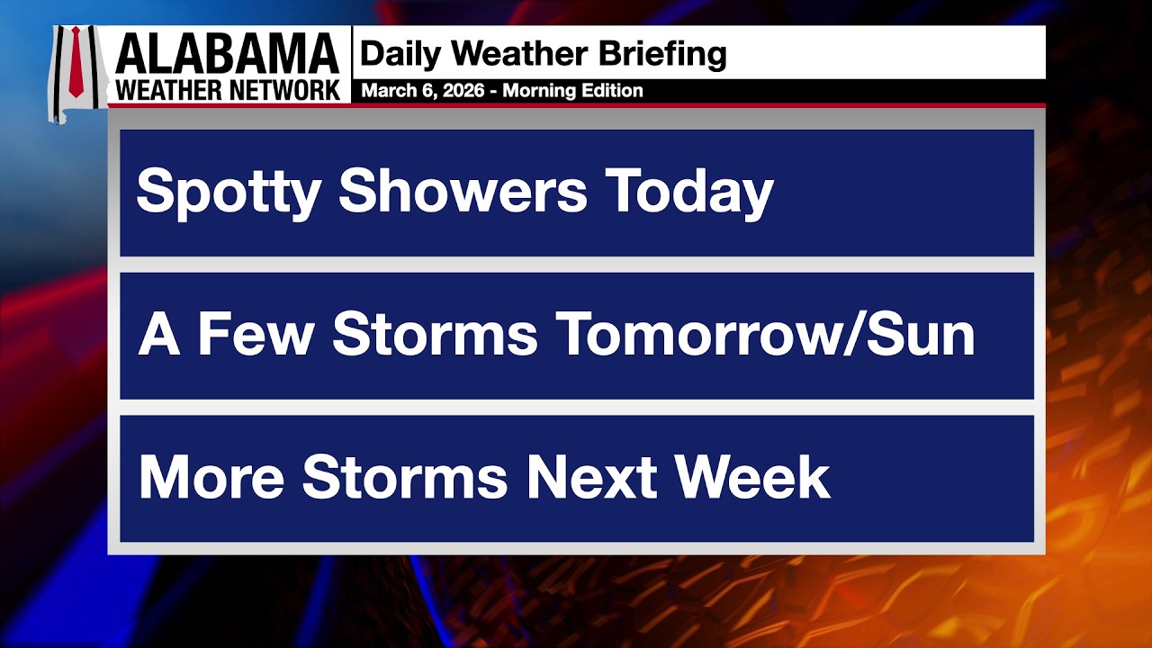 James Spann's Morning Briefing - Friday 3.6.26