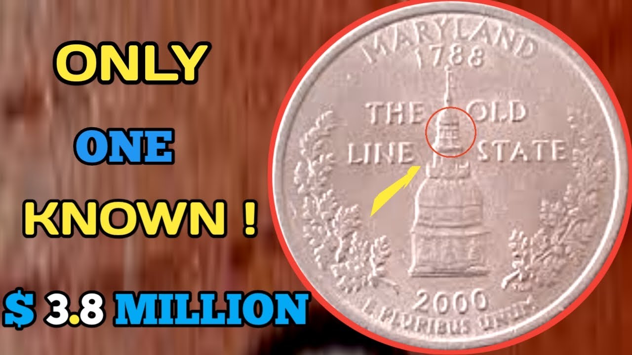 Монеты-четвертаки MARYLAND 2000 D STATE, которые стоит найти в вашей коллекции! Они стоят своих д...