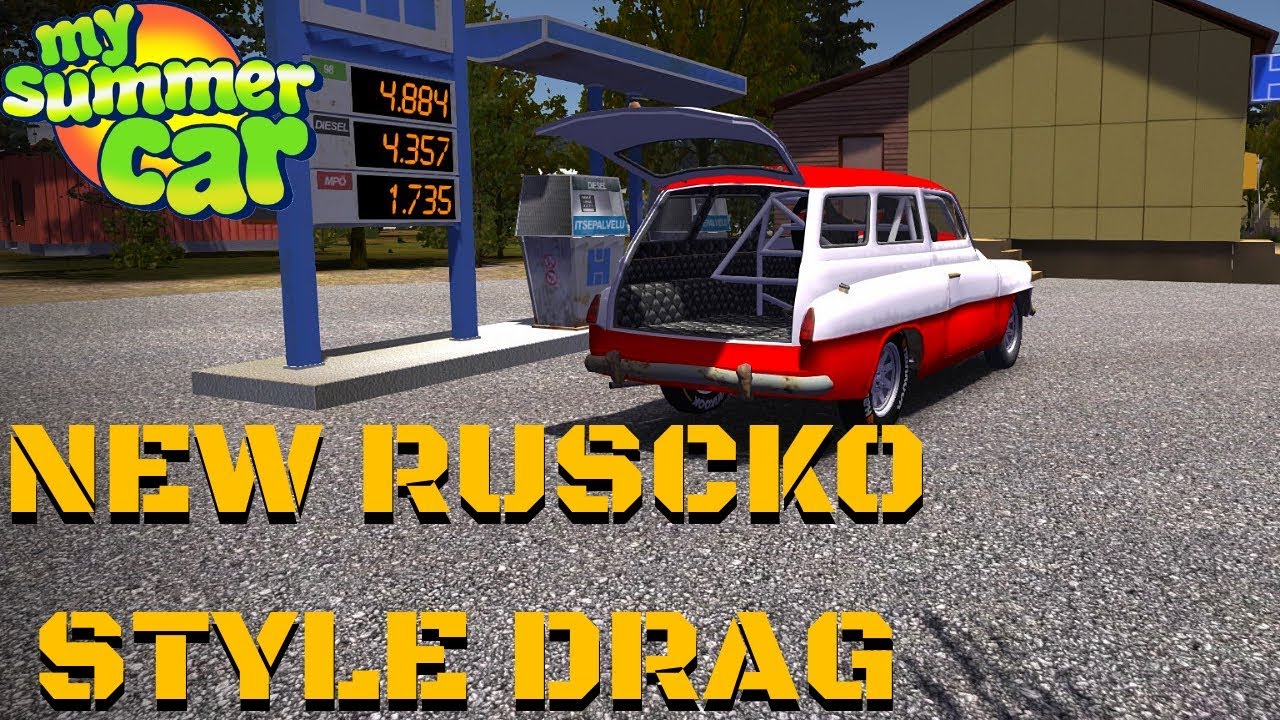 NEW RUSCKO STYLE DRAG - New car skin - My Summer Car #123 (Mod)