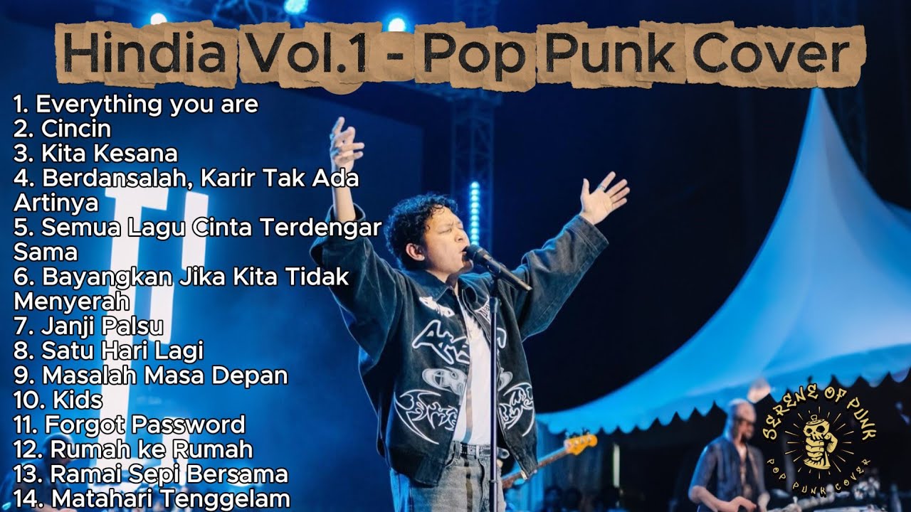 Top Hits Hindia - Pop Punk Cover (Playlist untuk Kerja, Santai & Perjalanan) | by Serene of Punk