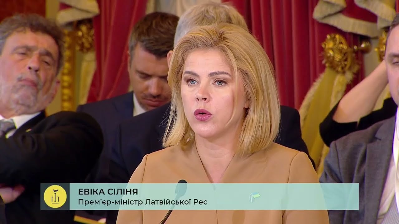 The Prime Minister of the Republic of Latvia, Ms. Ewika Silinia