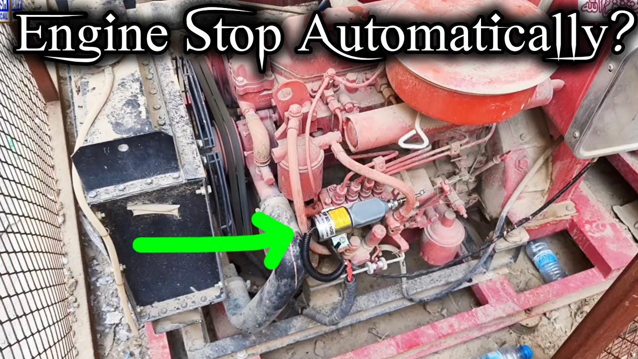 Diesel Engine Stop Solenoid Replacement | Complete Wiring & Installation Guide @bakhshtechnical 