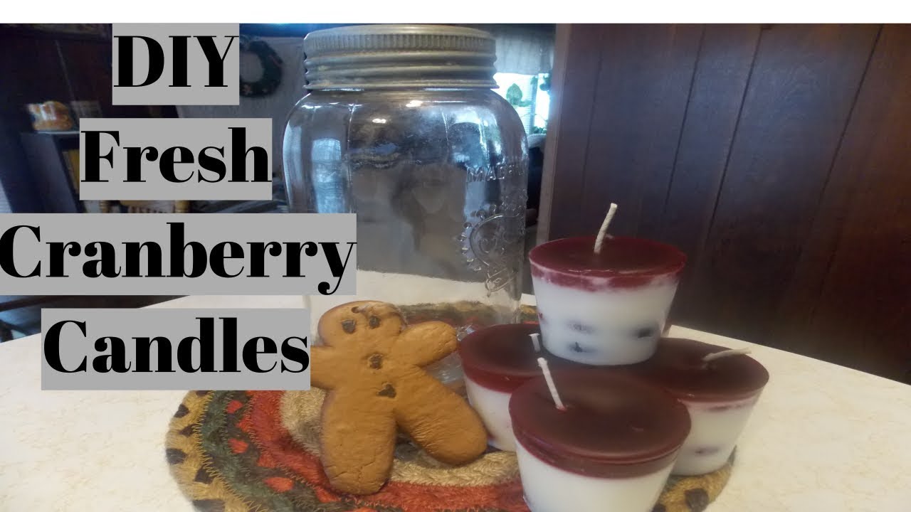 DIY  Fresh Cranberry Candles (homestead Tessie Mobile Home Living)