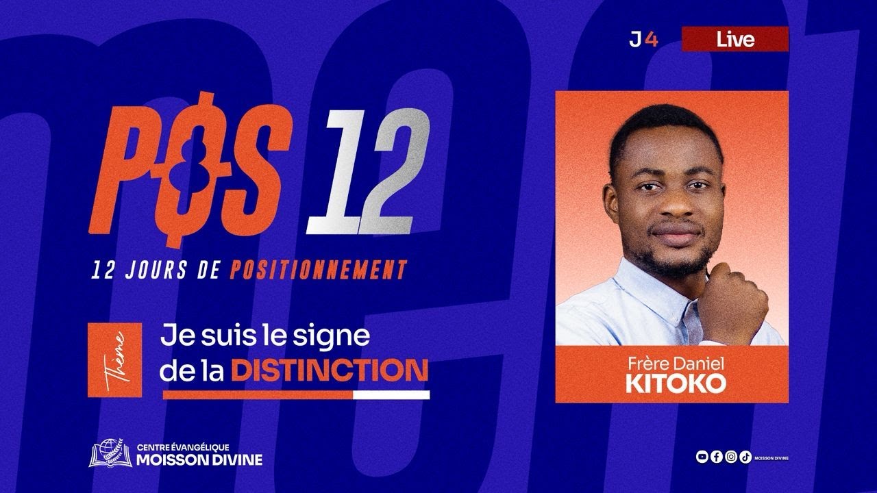 POS 12 (12 JOURS DE  POSITIONNEMENT) J-4 /JEUDI, LE 22.01.2026 /  Fr. Daniel KITOKO