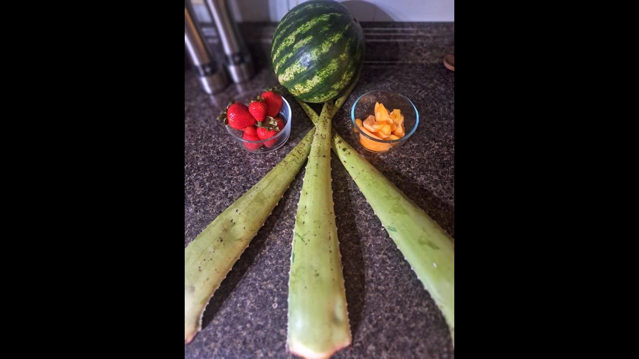 HOW TO MAKE ALOE VERA JUICE