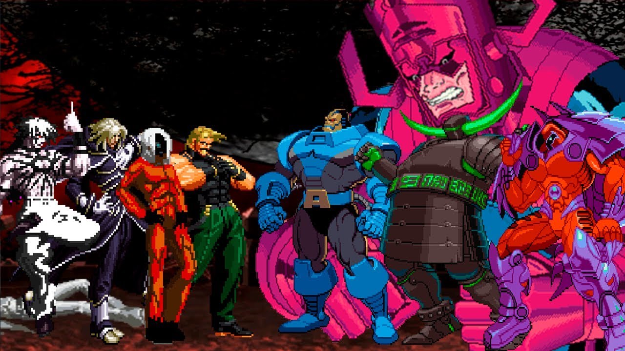 KOF Mugen Super KOF Bosses Team VS MARVEL Giant Team
