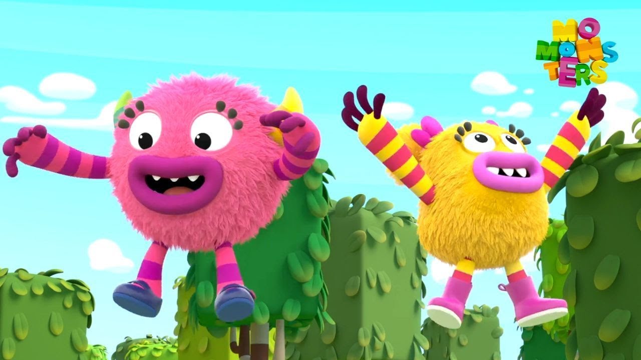 Cama Elástica | Momonsters | 80' Compilação | Desenhos Animados Educativos para Crianças