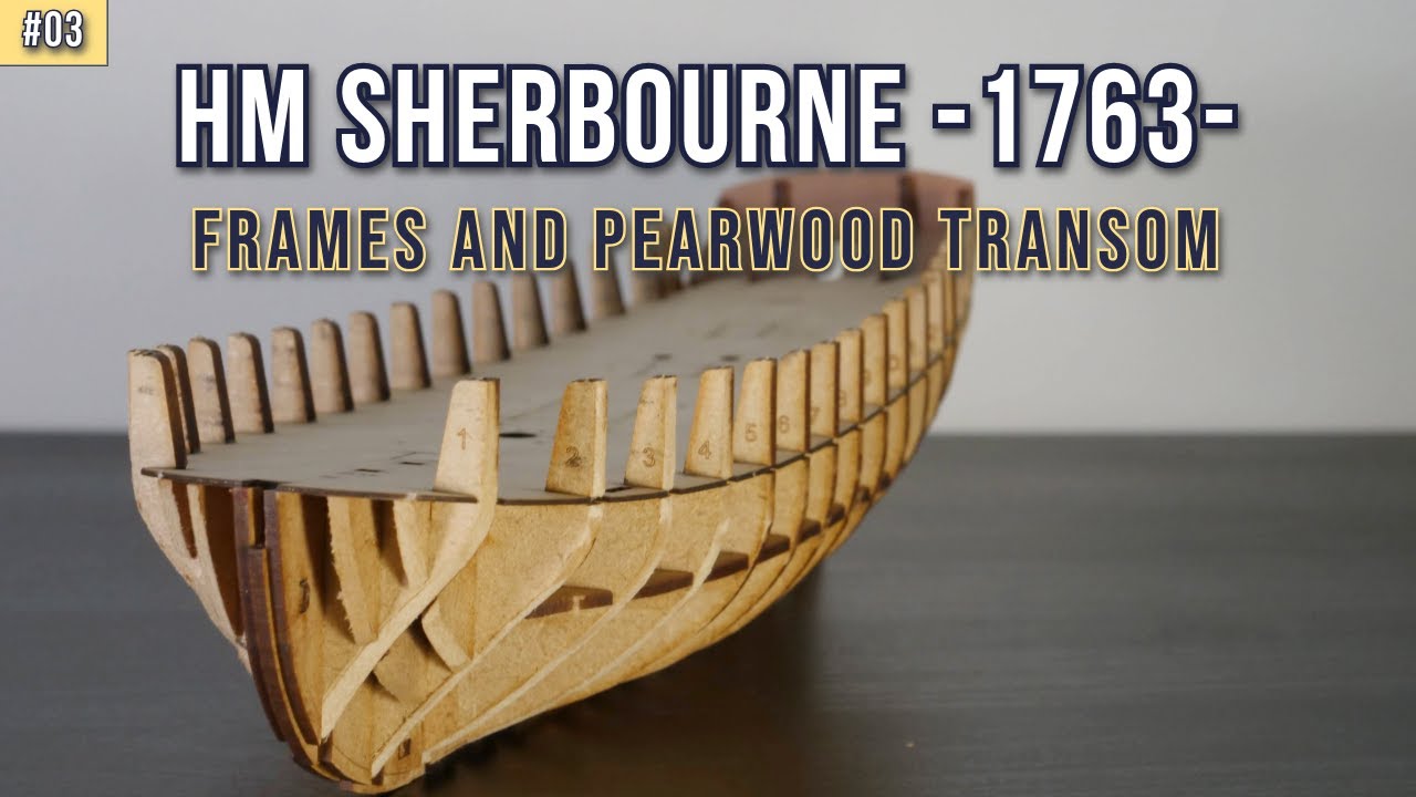 Моделирование корабля HM Sherbourne &mdash; шпангоуты и транец