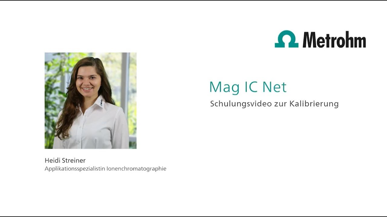 MagIC Net Tutorial: Datensätze kalibrieren und nachbearbeiten