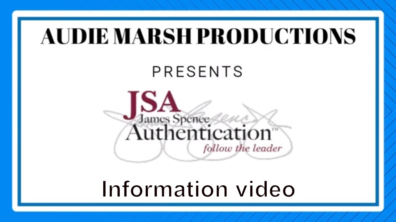 James Spence Authentication | Information Video | #audiemarshproductions