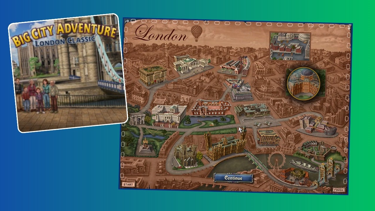 Playing the next Big City Adventure game, London Classic!