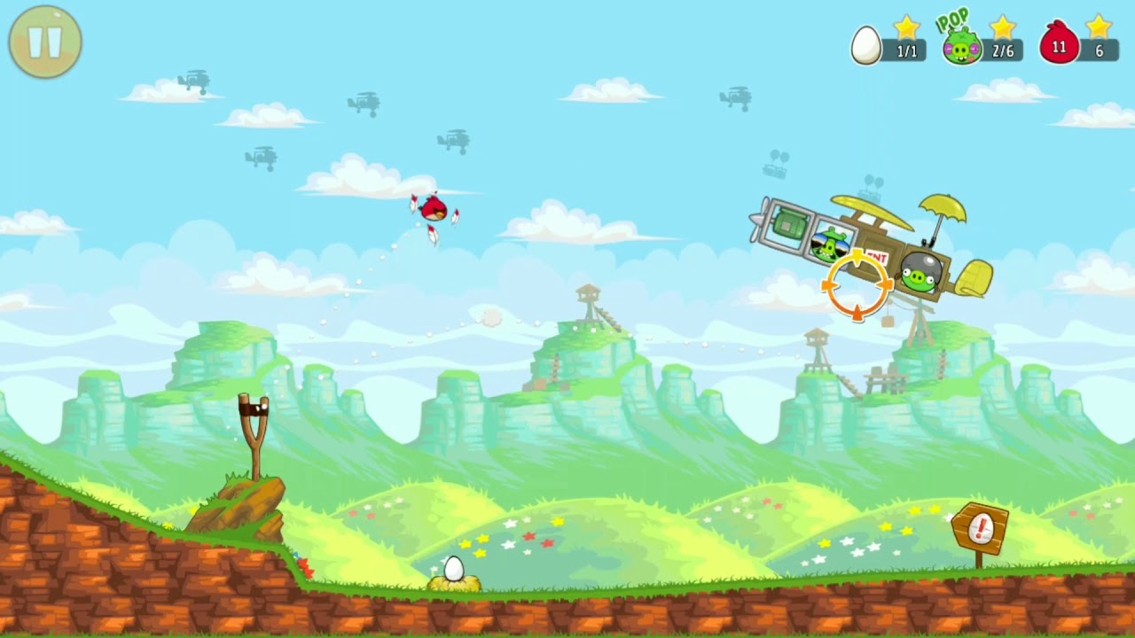 Angry Birds Classic Red's Mighty Feathers level 1 to 30