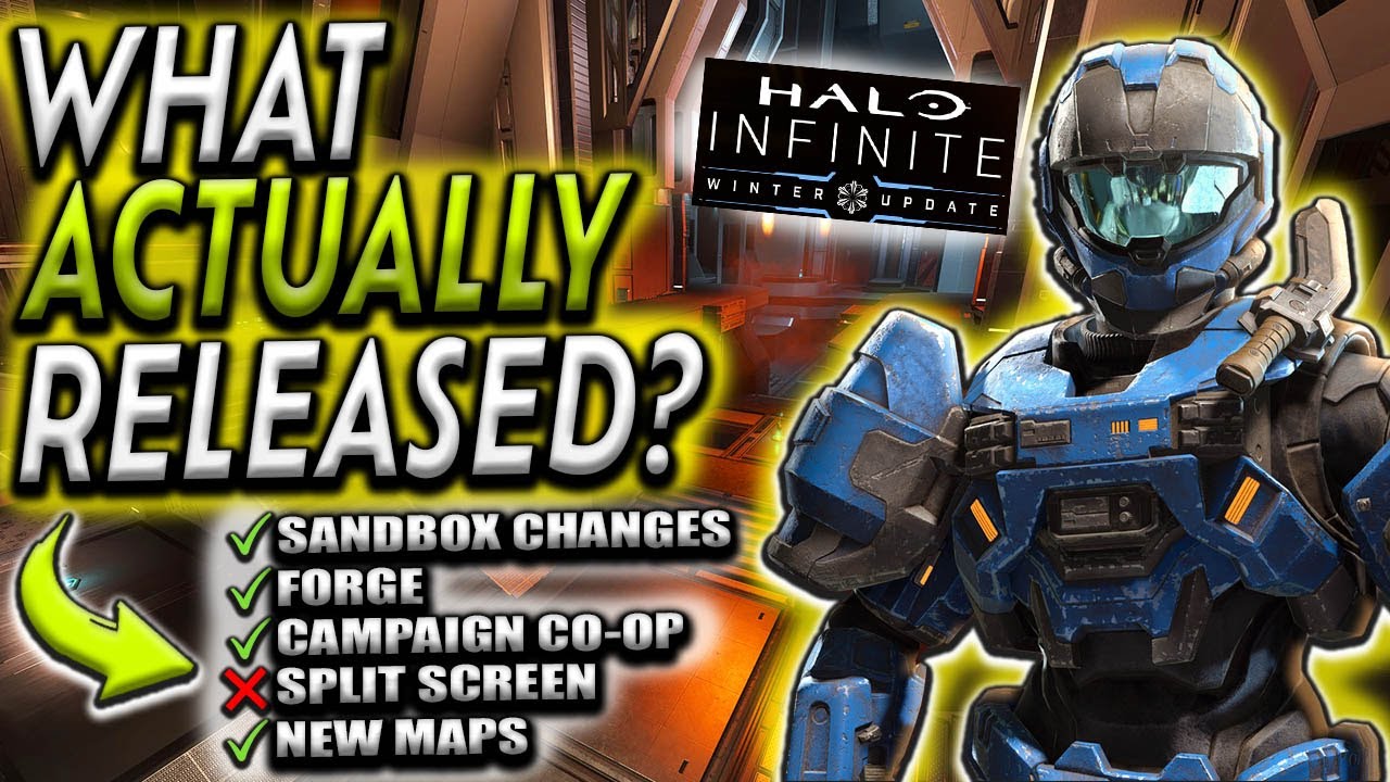 WHAT ACTUALLY CAME TO HALO INFINITE IN THE WINTER UPDATE??
