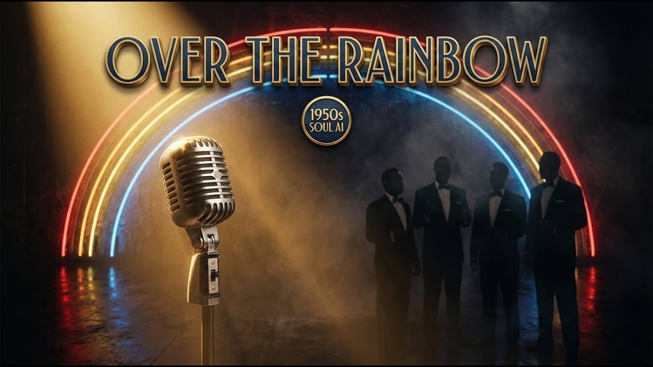 Somewhere Over The Rainbow — кавер на песню в стиле соул-ду-воп 1950-х годов от The Platters 🌈🎙️