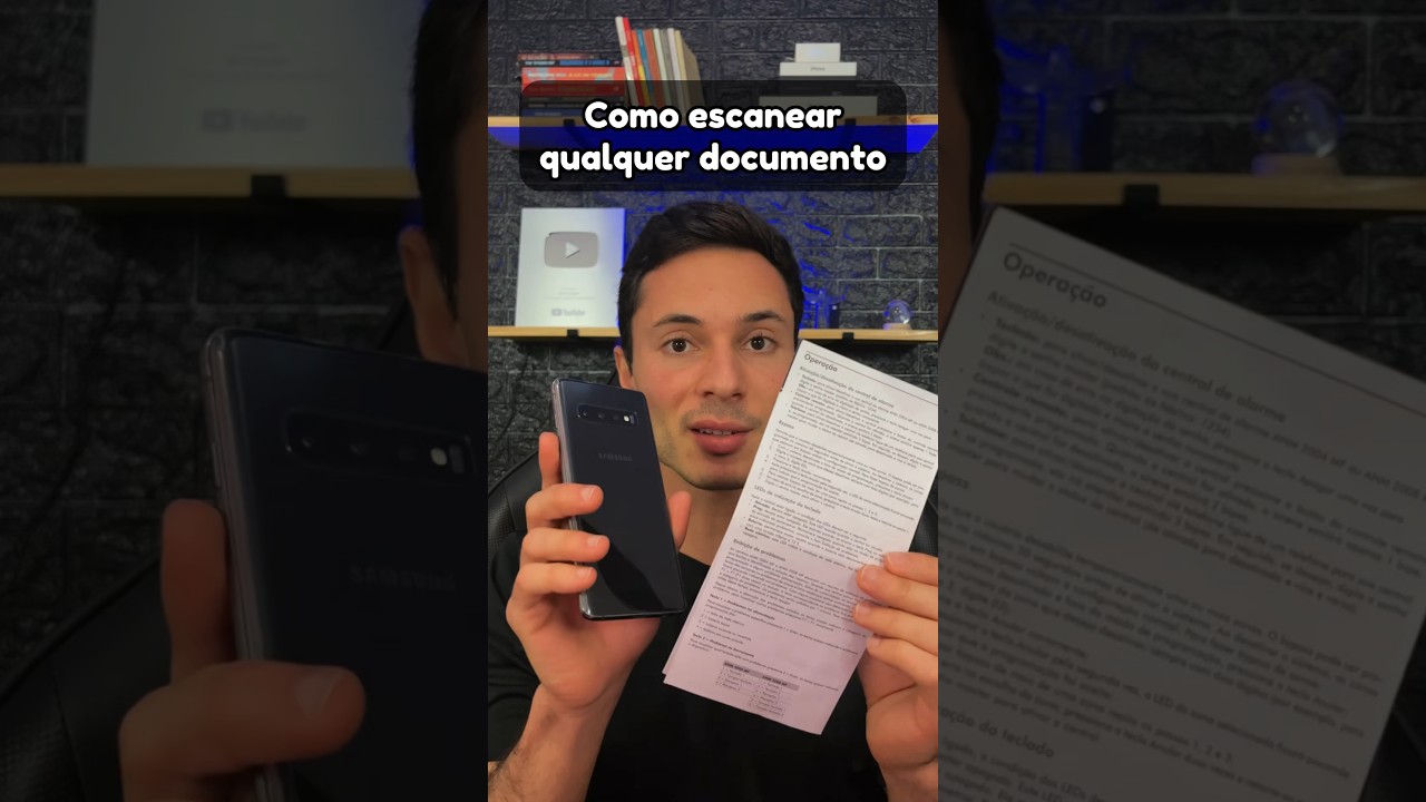 Como escanear qualquer documento com o celular📲 