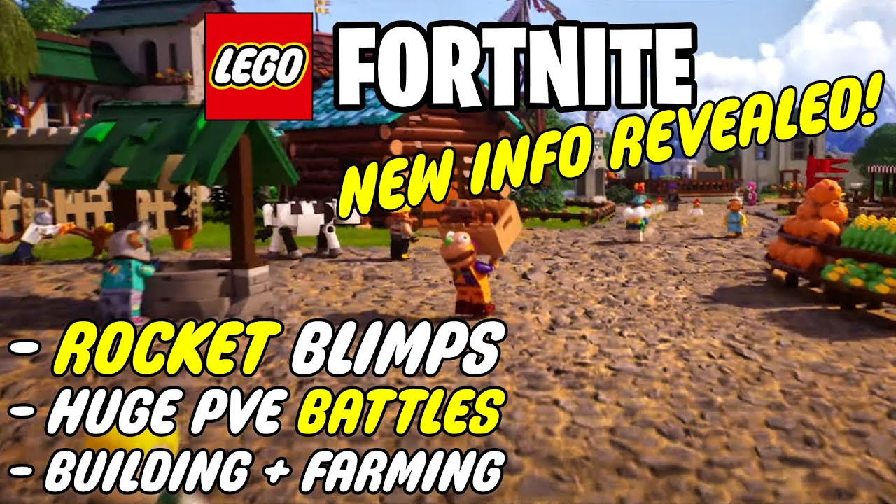 OFFICIAL Fortnite Lego Trailer Shows MANY New Parts Of The Game!