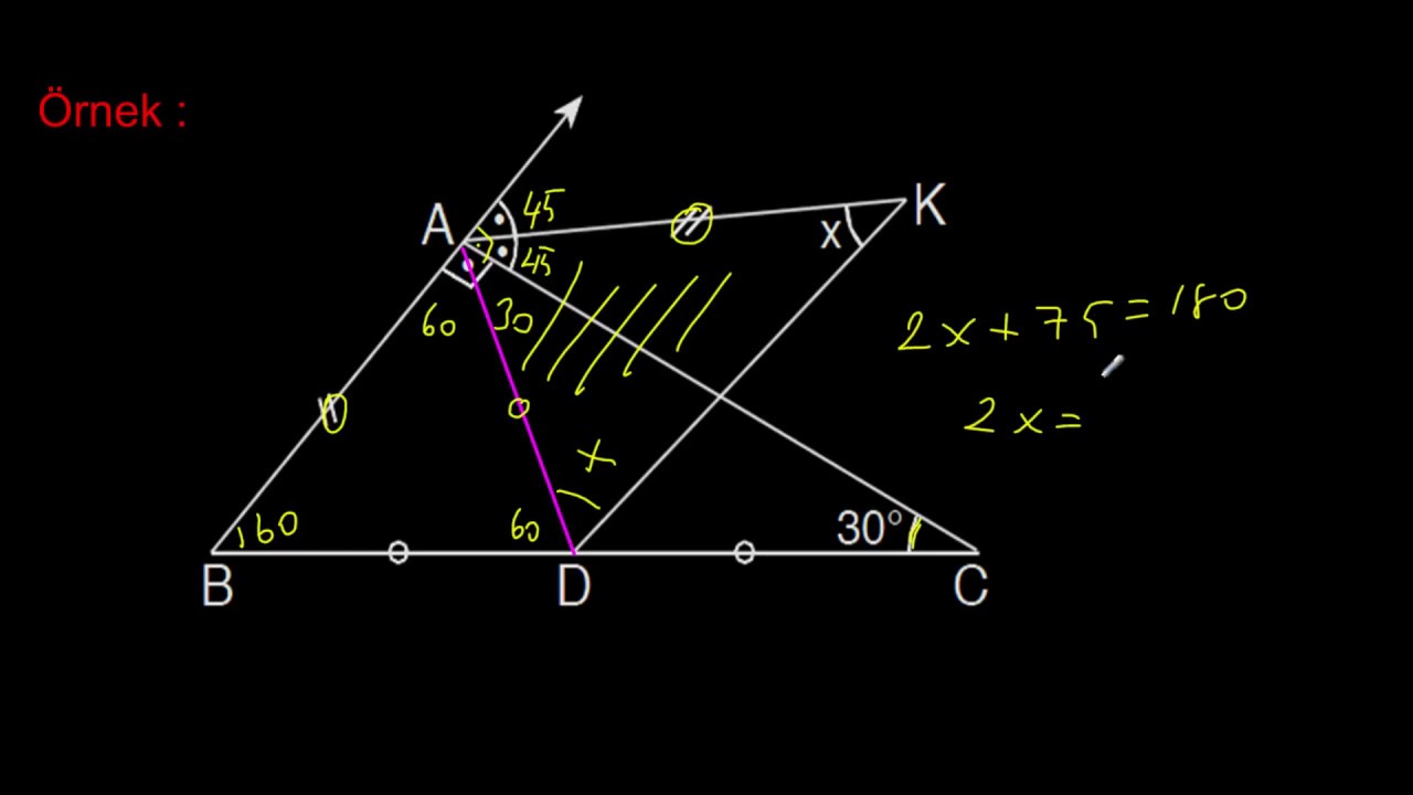 ÜÇGENLER | ÜÇGENDE AÇILAR - 6 | MUHTEŞEM ÜÇLÜ | GEOMETRİ | METİN HOCAM