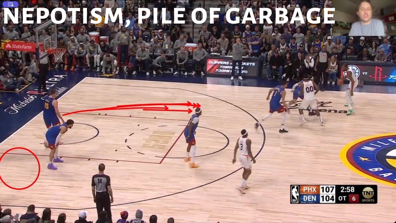 NUGGETS nepotism, pile of garbage coaching vs. SUNS