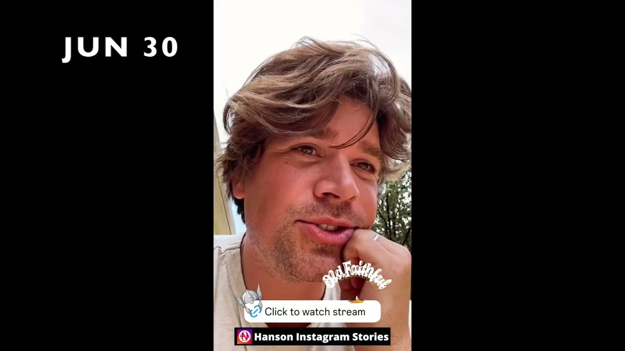 Zac Hanson - ALL INSTAGRAM STORIES FROM 2025