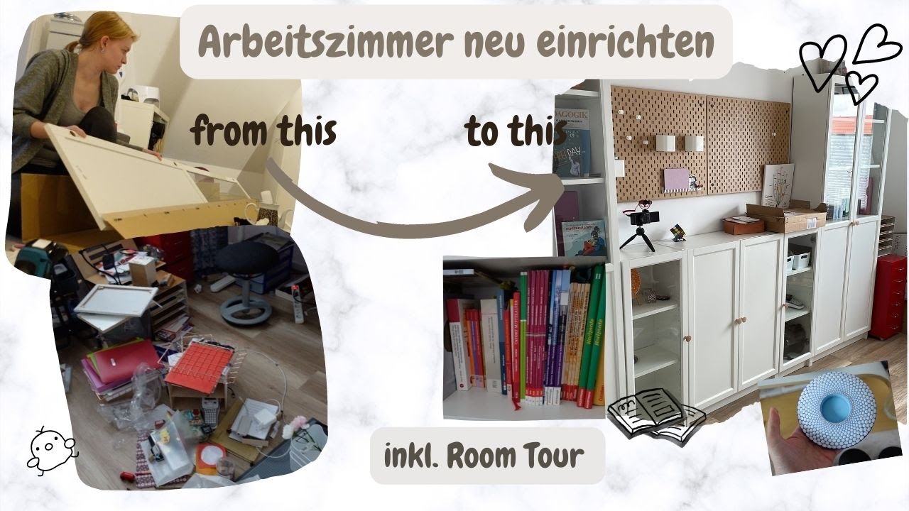 Arbeitszimmer neu einrichten I Neue Schränke, neues Konzept, inkl. Room Tour I Teacher Edition