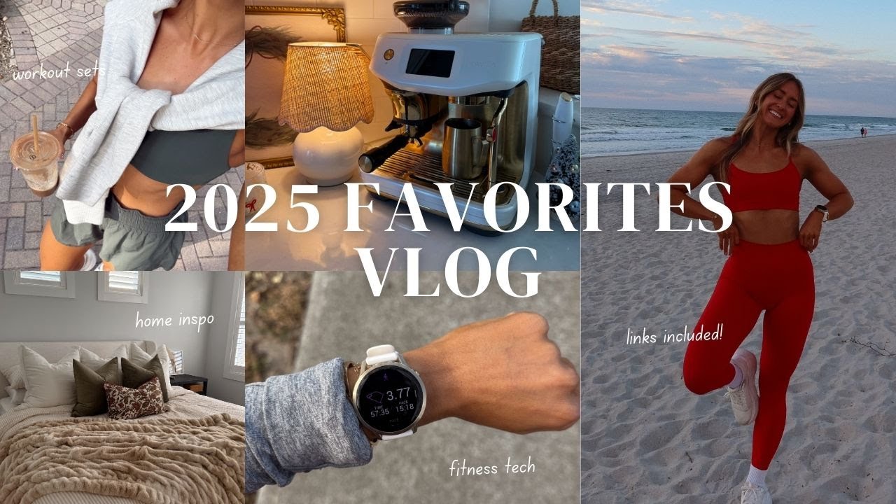 2025 FAVORITES VLOG: My most-used health, beauty, and kitchen items (giveaway at end!!)