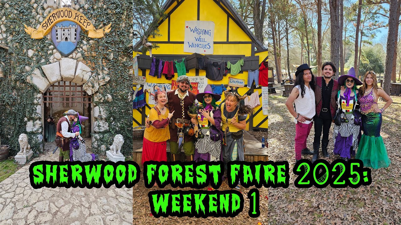 Sherwood Forest Faire 2025 - Weekend 1: Outfit Inspos, Shows, Proposal, and Shopping
