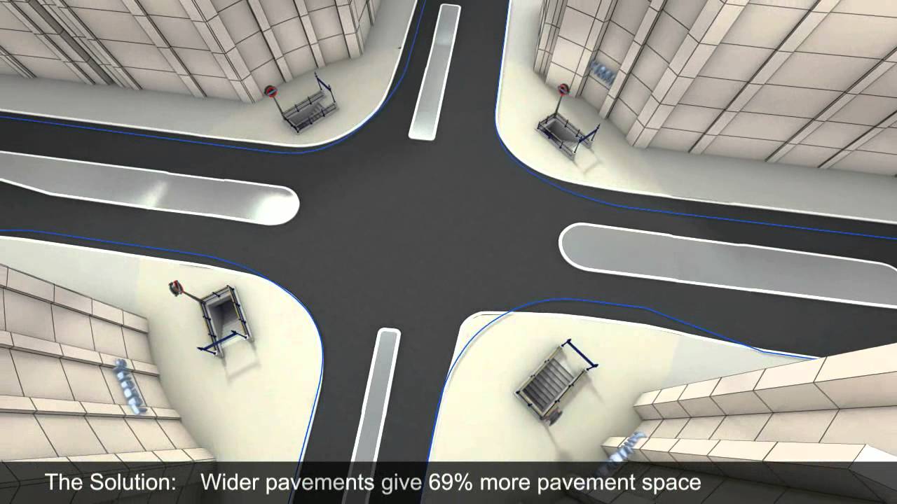 Oxford Circus Diagonal Crossings (Long Pres Version), Atkins Limited.