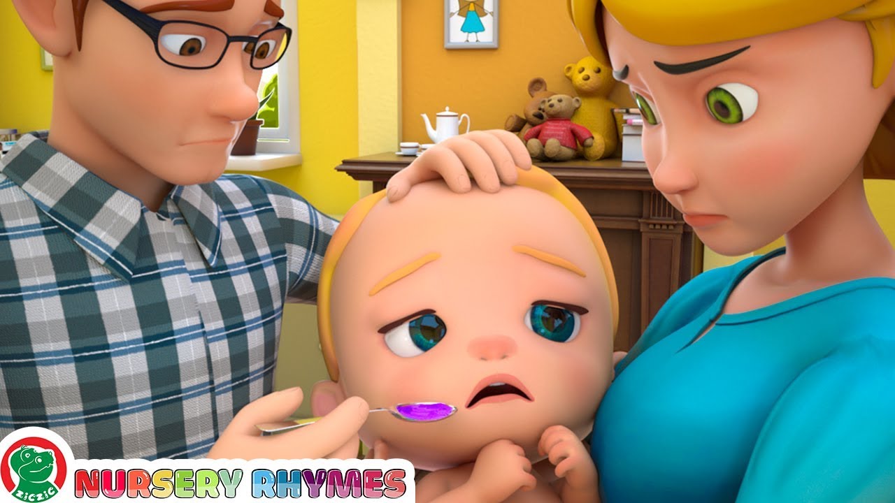 Sick Song | ZicZic Nursery Rhymes  & Kids Songs