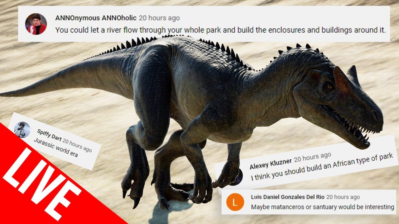 I build a park based on your suggestions | Jurassic World Evolution Sandbox park