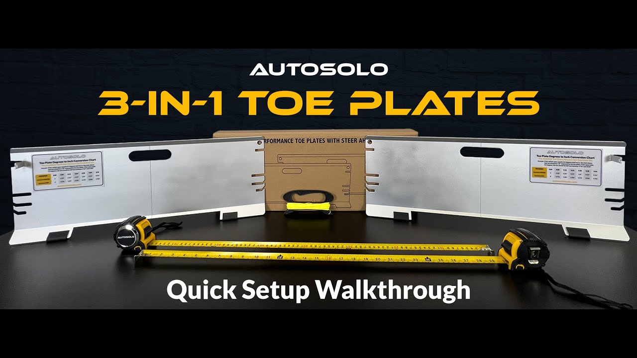 AutoSolo 3-in-1 Toe Plates Quick Setup Walkthrough