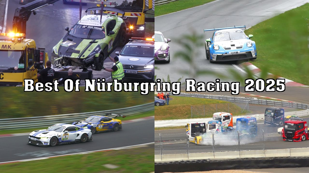 NÜRBURGRING BEST Of RACING 2025 - CRASHES, MISTAKES & ACTION