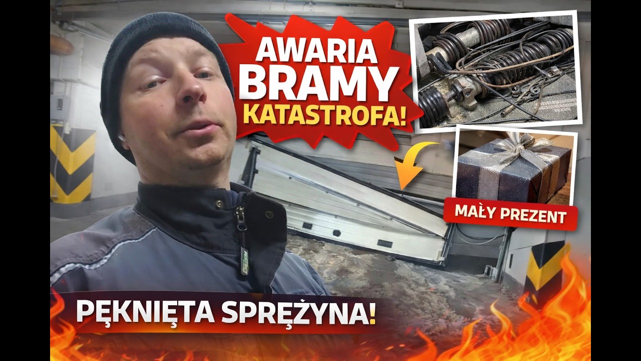 STRZELIŁA sprężyna na wspólnocie! 😱 Brama wisiała na linach… i ta niespodzianka na koniec! 🍺