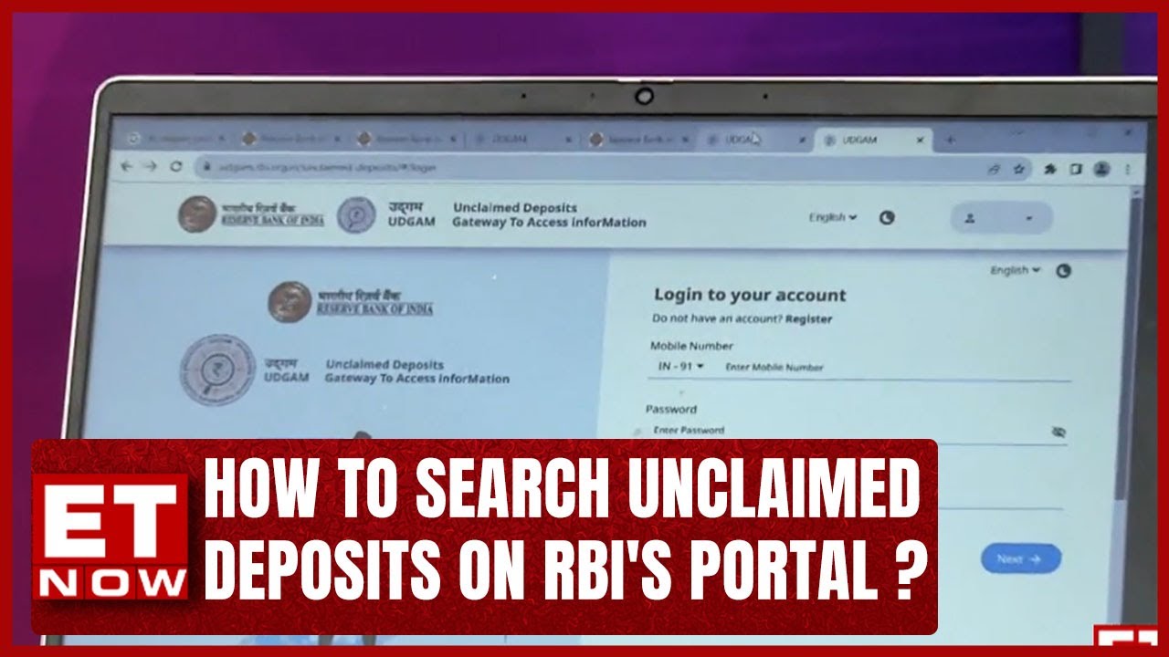 How To Search Unclaimed Deposits From RBI's New Web Portal ? | Business News