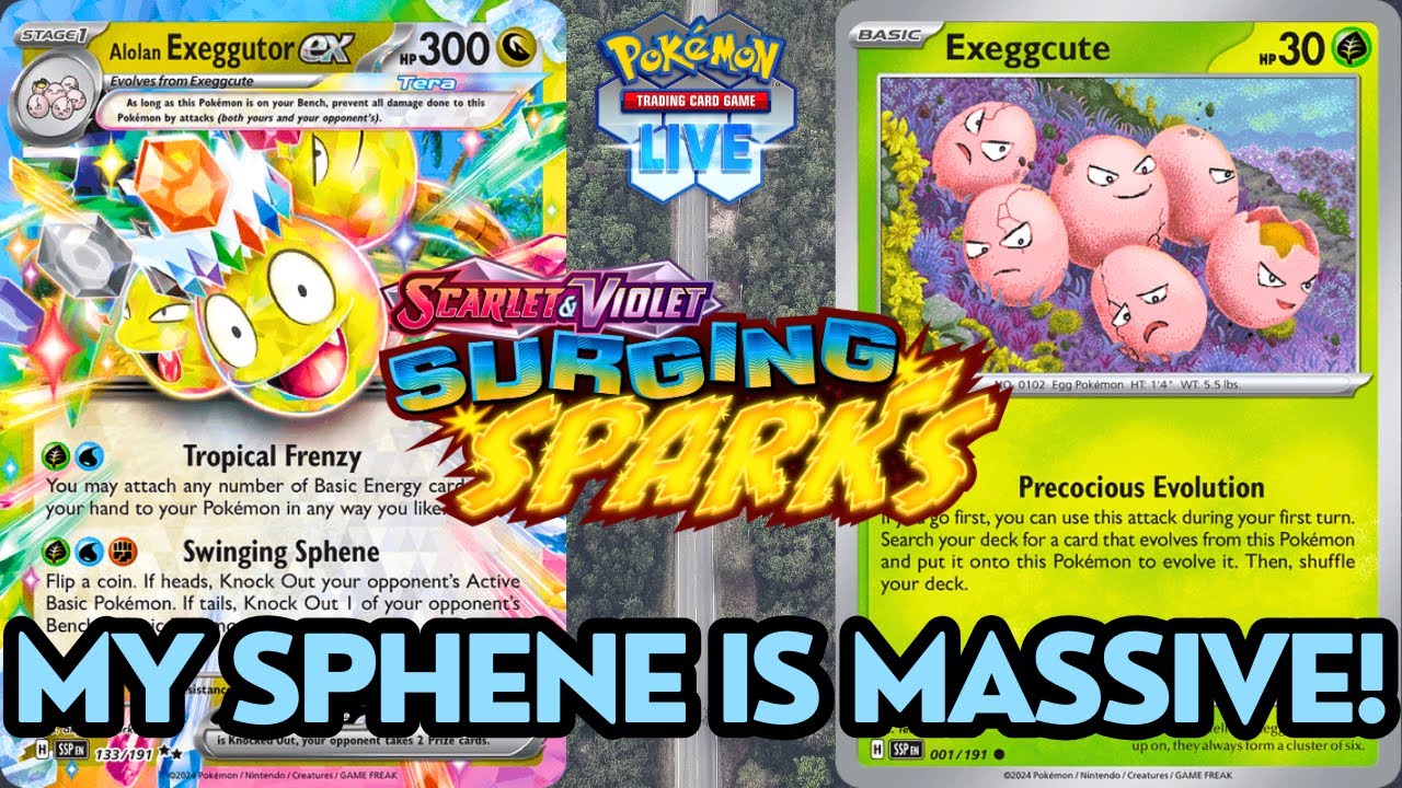 Alolan Exeggutor ex is the most FUN new deck from Surging Sparks!