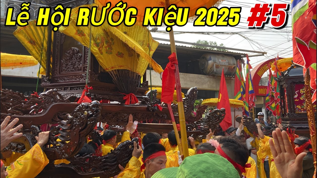 lễ Hội Đền Bà Triệu 2025 - Góc Tâm Linh 5 kiệu tập trung quay tít ngay chỗ này  | #5