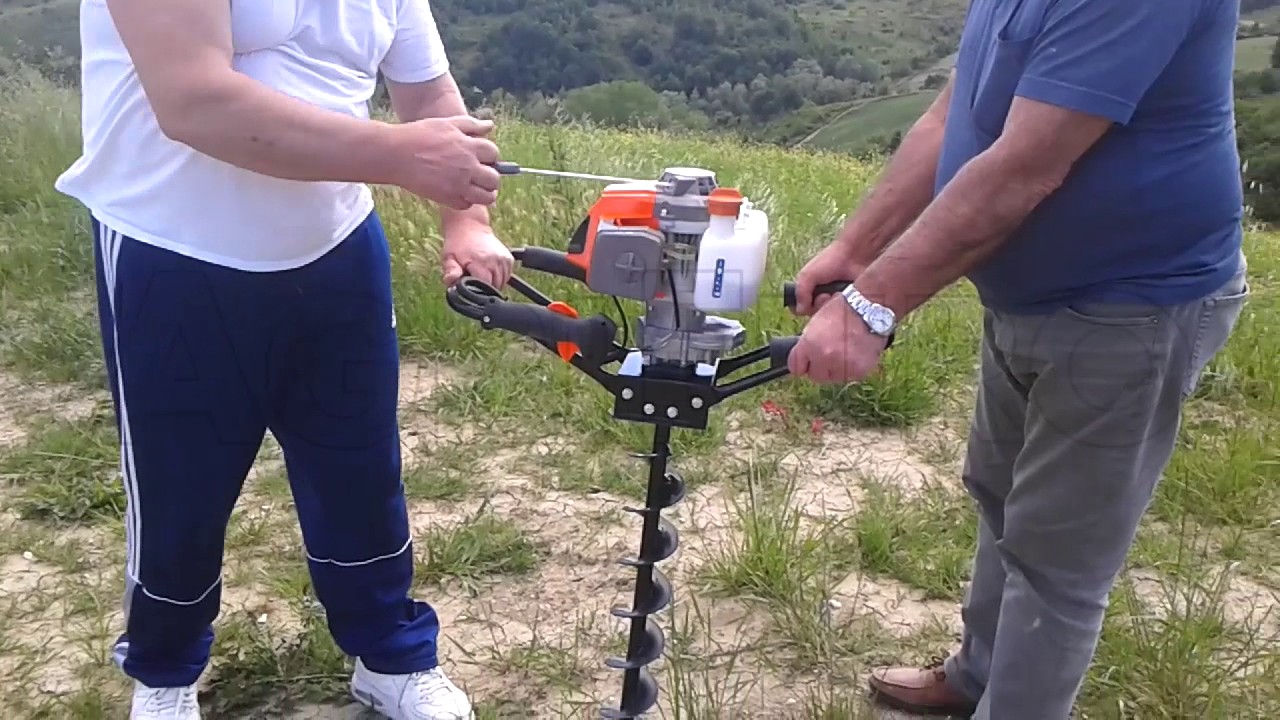 Funzionamento della Mototrivella a scoppio GeoTech EA 630