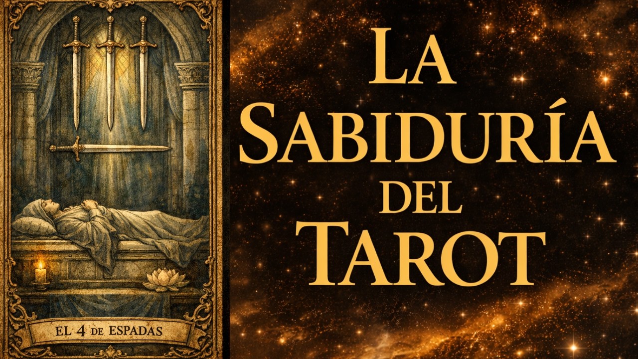 EL 4 DE ESPADAS La Sabiduría del Tarot