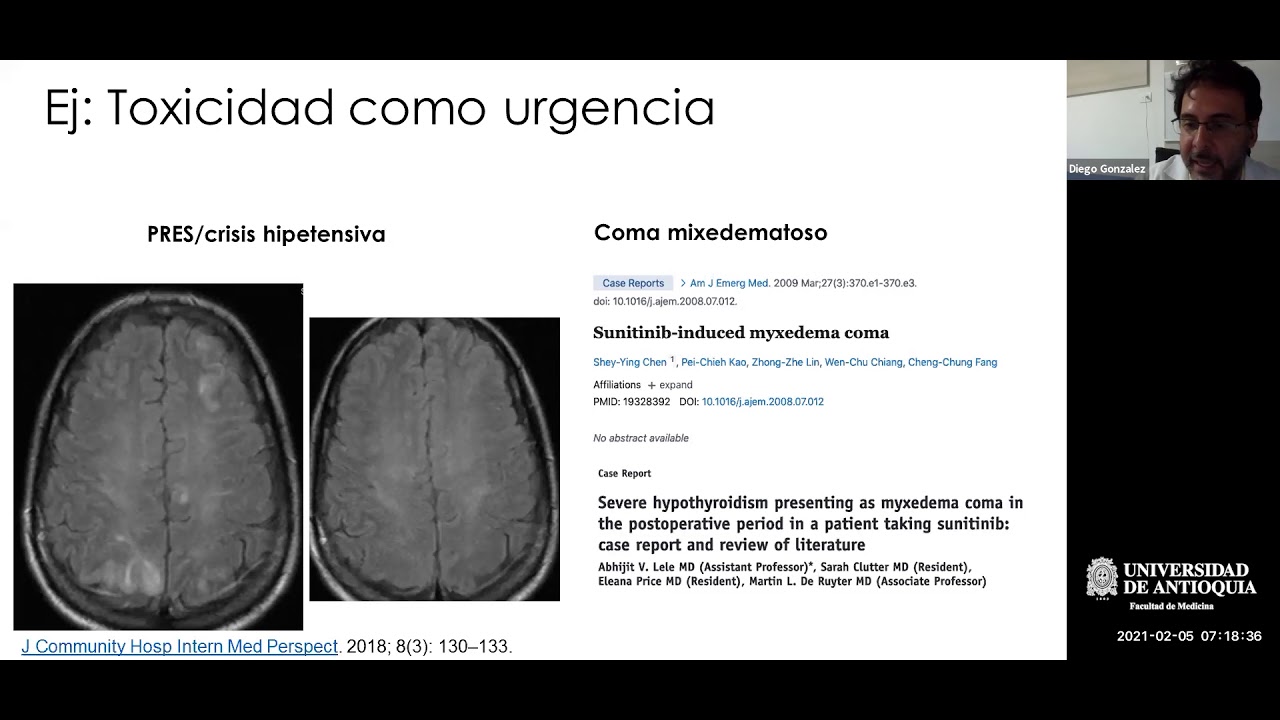 Urgencias Oncológicas: Otras Consideraciones - Dr. Diego Mauricio González