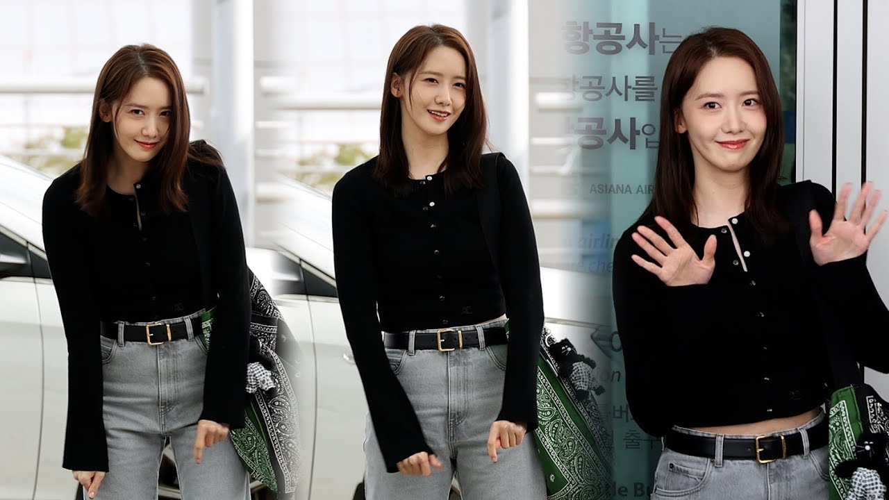 윤아 (YOONA) ‘꽃사슴 미모’ 출국 직캠 (소녀시대 SNSD) Departure | 230927