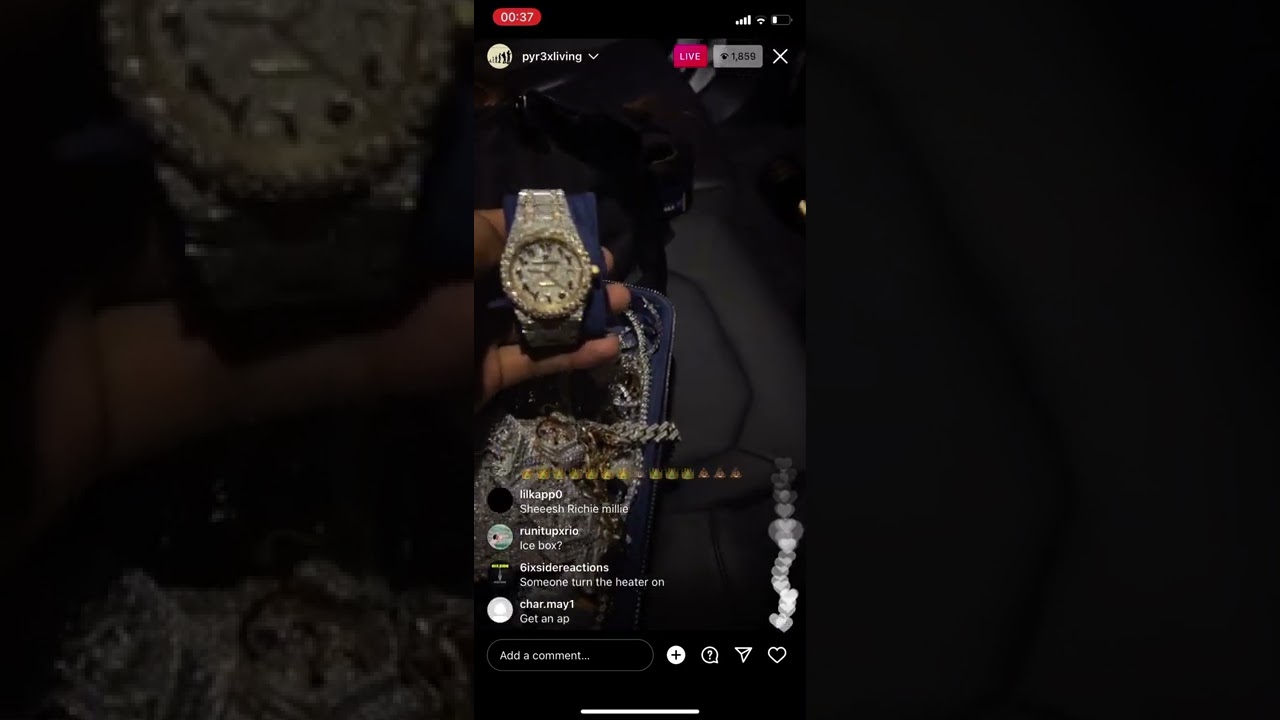 Digga D Shows Russ millions robbed chain