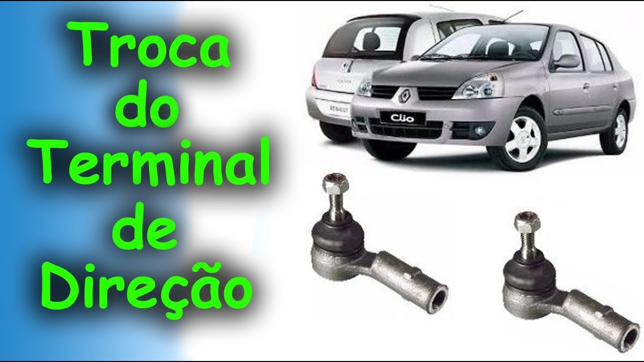 Troca terminal de direção em casa
