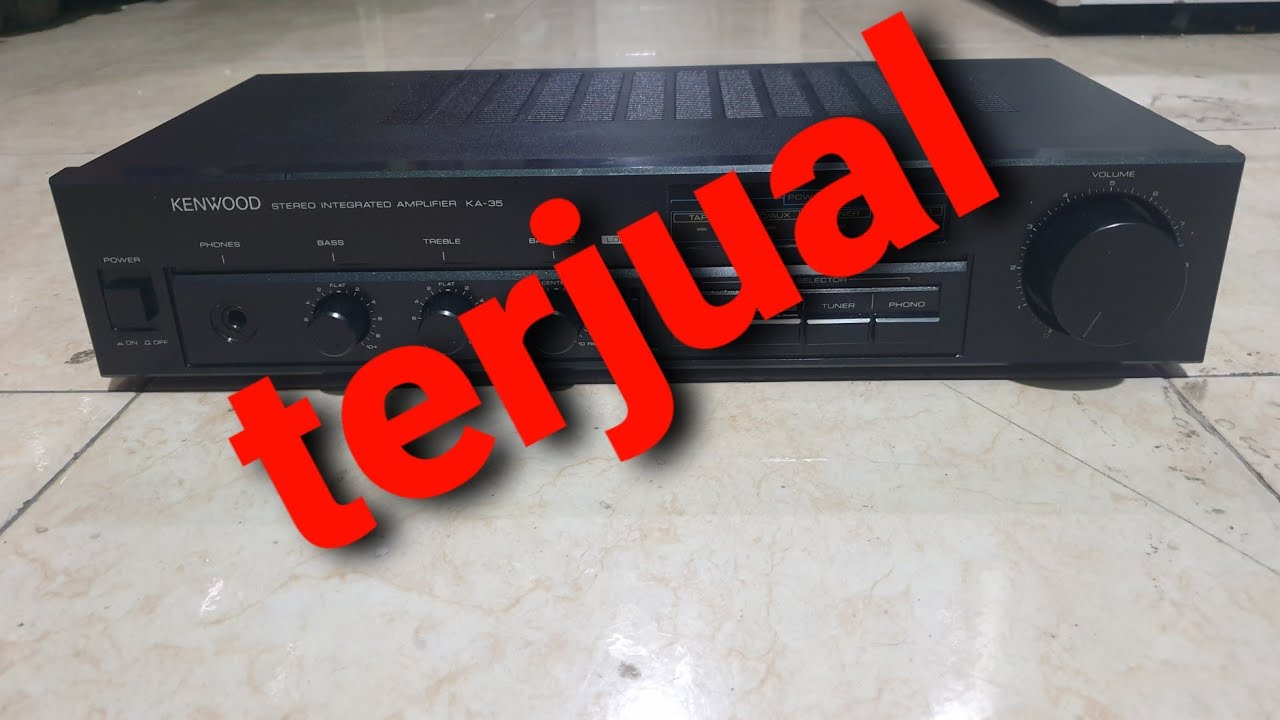 Tes power amplifier kenwood ka35 vintage made in japan stereo integrated 
