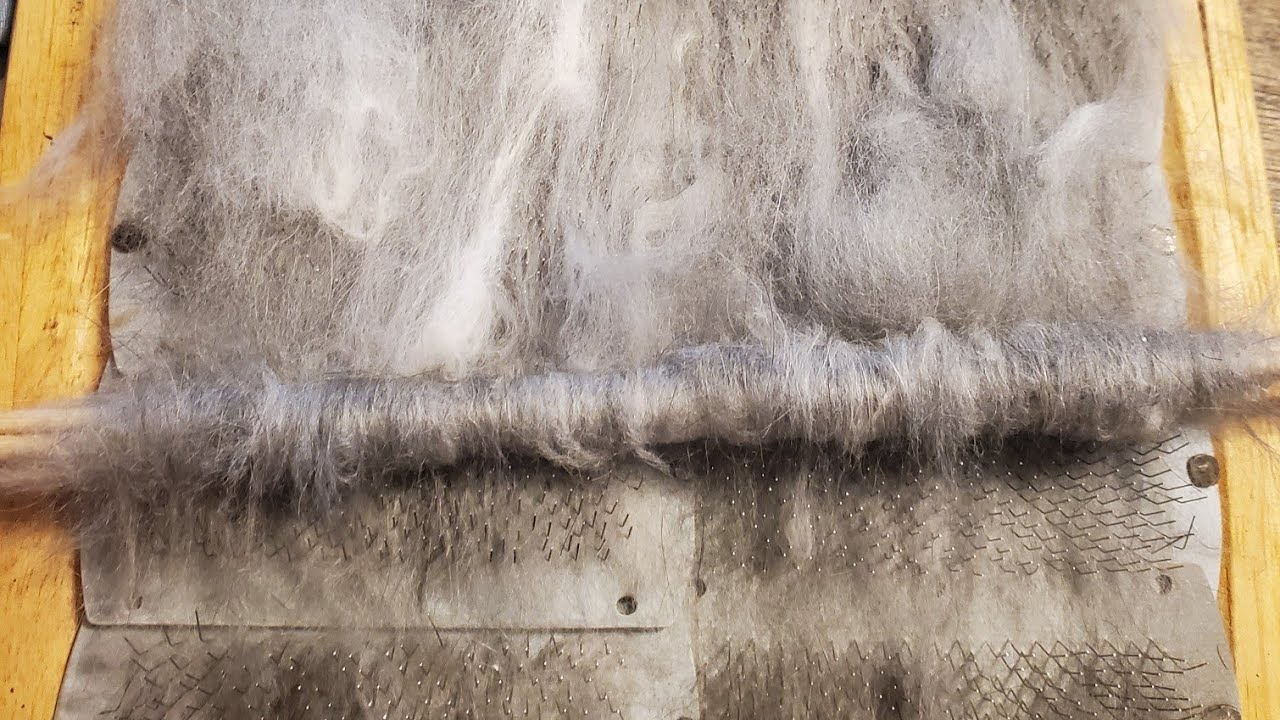 How to prep short angora fiber for spinning