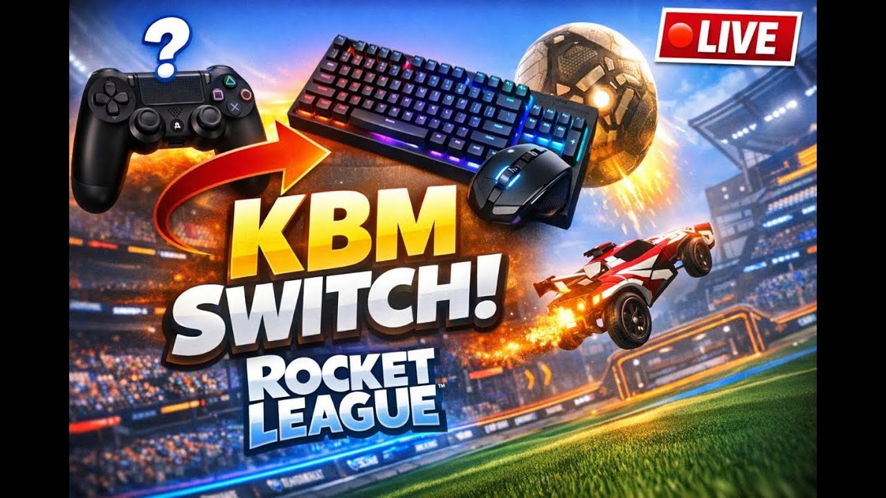 🔴 I Switched to Keyboard & Mouse in Rocket League – Join the Fun #rl #livestreams #rocketleague