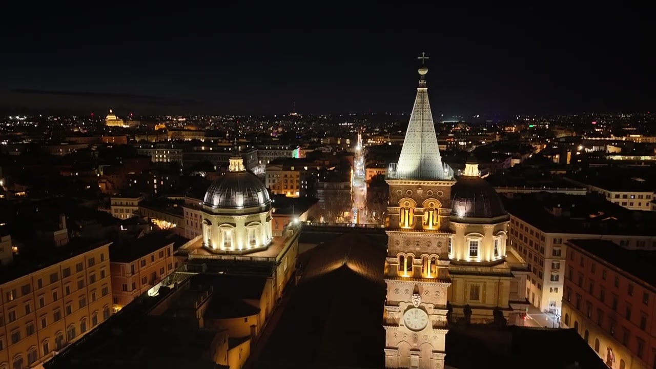 Una sera a santa Maria Maggiore Roma..