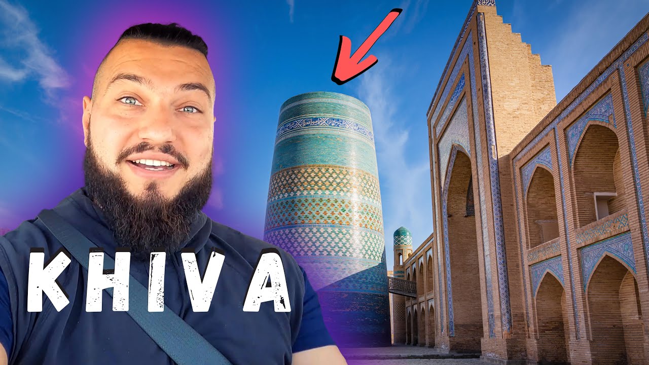 Would YOU Climb The Most ICONIC TOWER In Uzbekistan? - Kalta-Minor Minaret & Madrasa, Khiva 2021