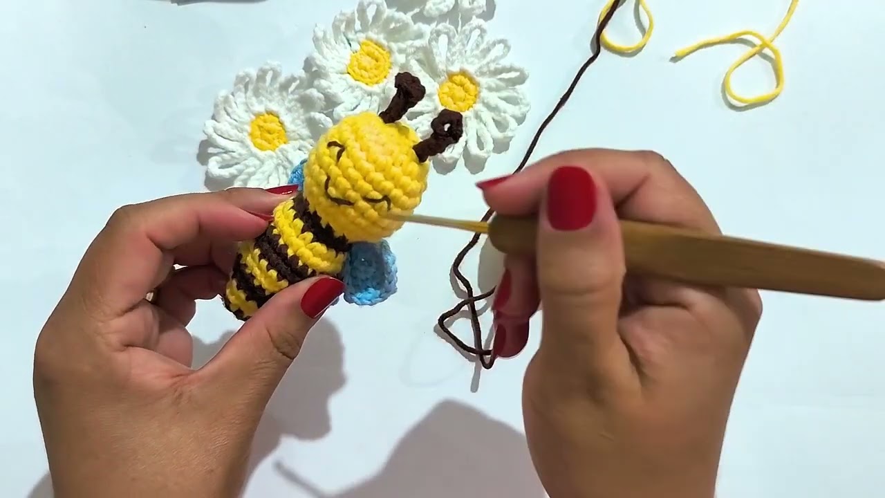 Abelhinha amigurumi para iniciante parte 1