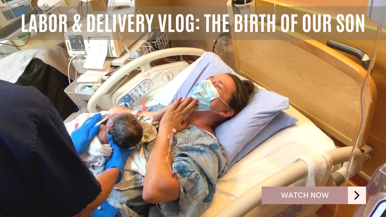 Emotional & Raw Labor & Delivery Vlog | Natural, Unmedicated Birth | Medical Induction | babyvlog